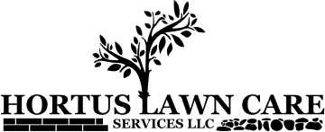 Hortus Lawn Care Services LLC logo with tree stemming from the L.